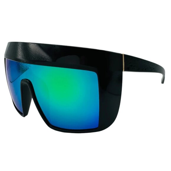 7022 | Rainbow Lens Shield Sunglasses - Picture 3 of 5